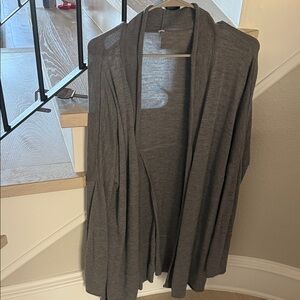 lululemon athletica Dark Gray Open Cardigan